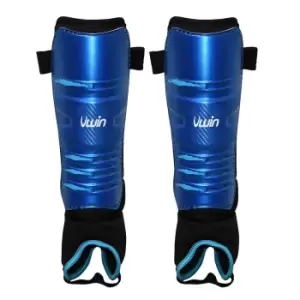 Image of Uwin Hockey Shinguards (royal/Black/Aqua, Xsmall)