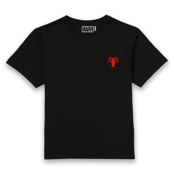 Image of Marvel Spider-Man Emblem Unisex T-Shirt - Black - L - Black