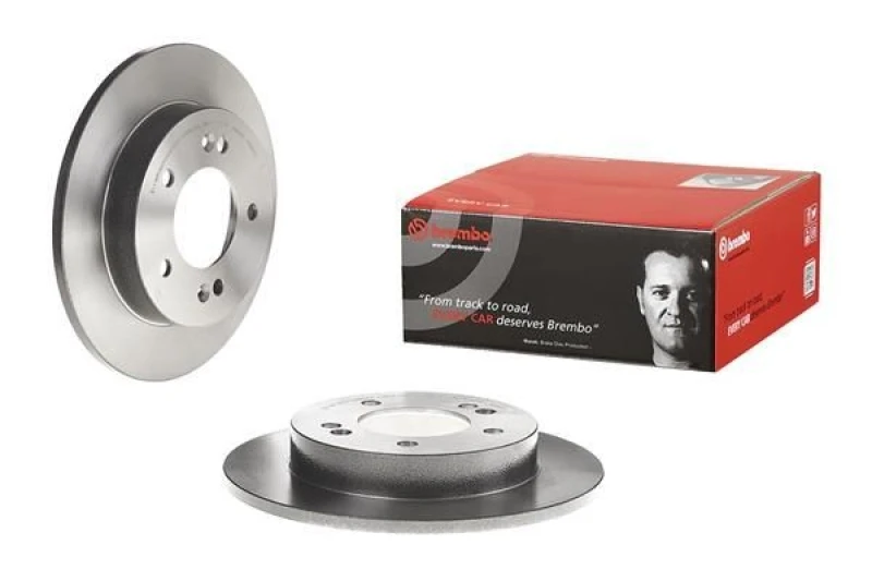 Image of BREMBO Brake disc BREMBO 08.9081.21
