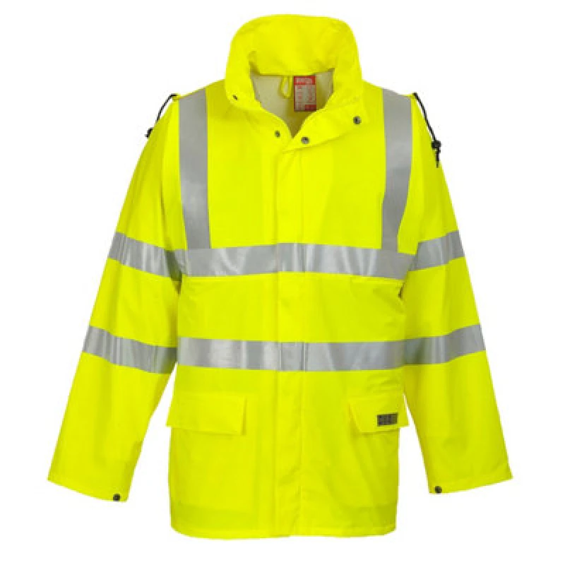 Image of Sealtex Flame Resistant Hi Vis Jacket FR41YERL Colour: Yellow