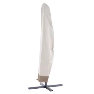 Image of Outsunny Waterproof Parasol Cover Deluxe Patio Furniture Market Banana Umbrella Cantilever Protector Rain Dust Protective w/Zip