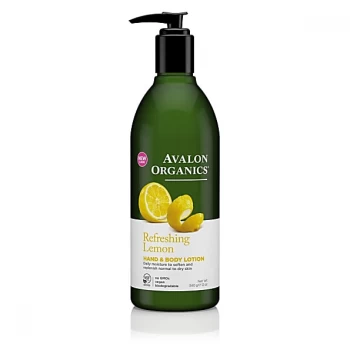 image of Avalon Organics Hand & Body Lotion - Refreshing Lemon (Lemon)