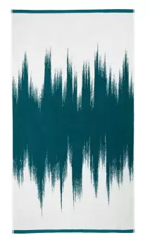 Image of Harlequin Motion Bath Towel, Teal
