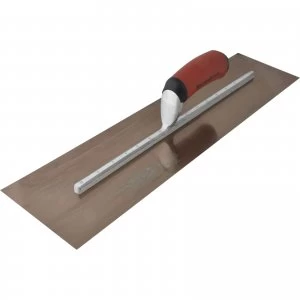 Image of Marshalltown Golden Stainless Steel Extra Large Finishing Trowel 20 5