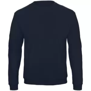 Image of B&C Adults Unisex ID. 202 50/50 Sweatshirt (2XL) (Navy Blue)