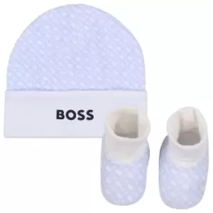 Image of Boss Boss Beanie Sock Set Bb32 - Blue