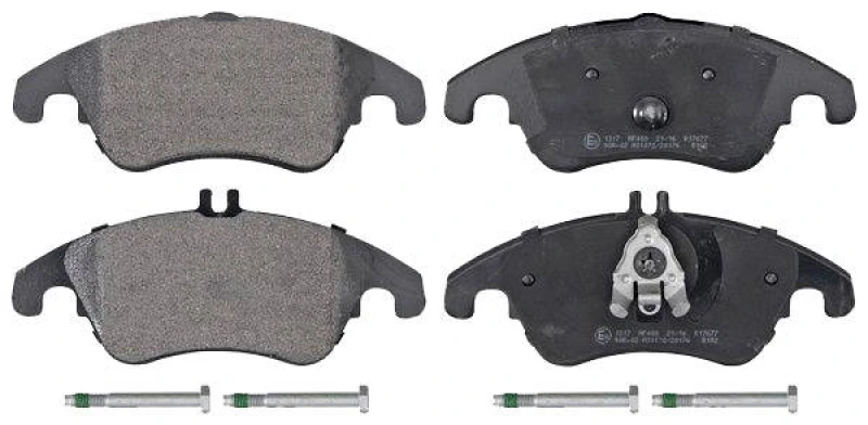 Image of A.B.S. 37586 Brake pad set prepared for wear warning indicator Brake Pad Set,disc brake (402)