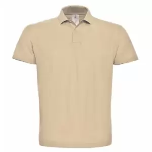 Image of B&C ID.001 Mens Short Sleeve Polo Shirt (3XL) (Sand)