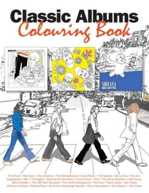 Image of Classic Albums Colouring Book by Mark Young Paperback