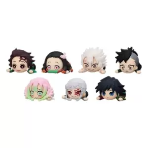 Image of Demon Slayer: Kimetsu no Yaiba Puchi PVC Trading Figure 7-Pack Puchitto Lay-Down Set 1 3 cm