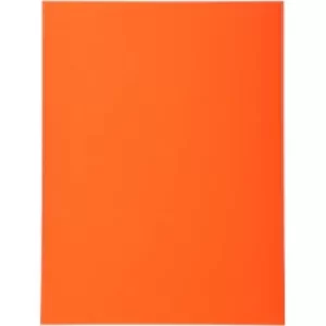 Image of Forever Square Cut Folders A4 Orange, 10 Packs of 50