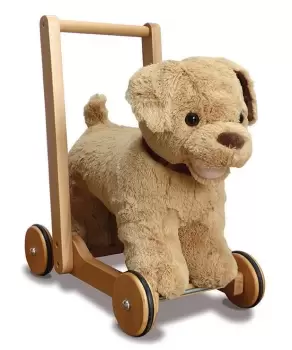 Image of Little Bird Told Me Dexter Dog Baby Walker / Push Along Toy