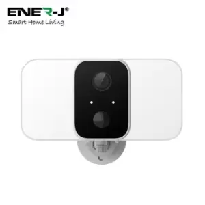 Smart Wireless 1080P Battery Camera with Twin Floodlights, 10400mAh Batteries, ENERJSMART APP