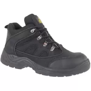 Image of Amblers Unisex Steel FS151 SB-P Mid Boot / Mens Womens Boots (4 UK) (Black) - Black