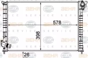 Image of x1 Behr Heat Exchanger 8MK376749-521 Genuine replacement part for Car Made in CN