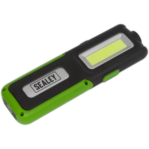 image of Sealey Rechargeable 5W Inspection Lamp and Power Bank Green