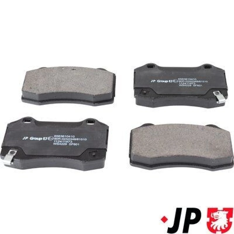 Image of JP GROUP Brake pad set JP GROUP 6563610410
