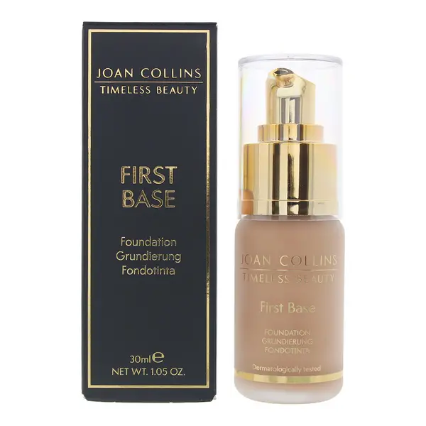 image of Joan Collins First Base Cool Dark Foundation 30ml