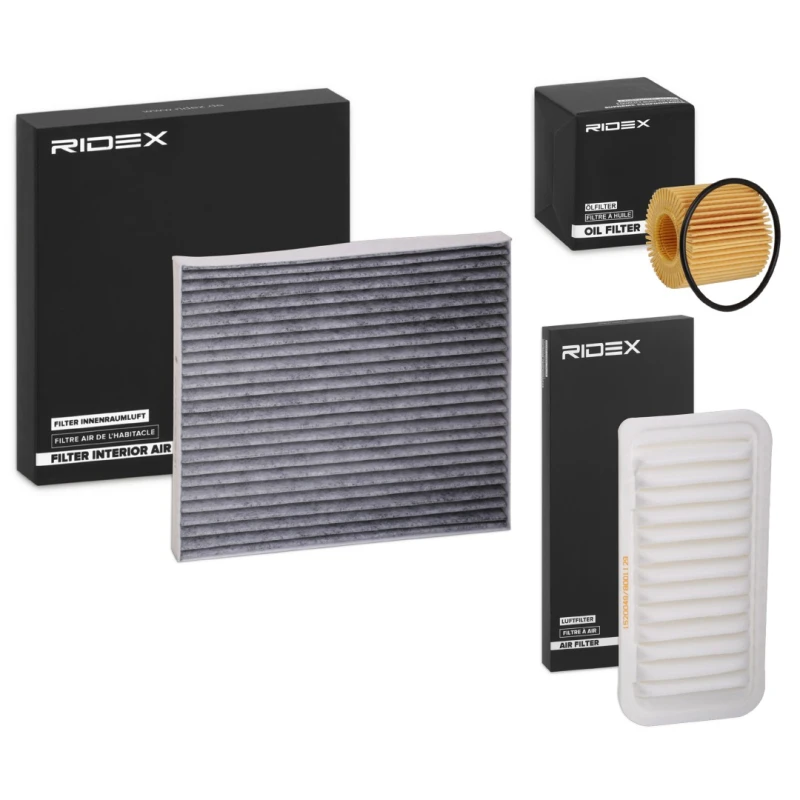 Image of RIDEX 4055F20427 Filter Set with gasket/seal Filter Set (4055)