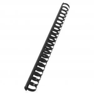 Image of GBC Economy Binding Comb A4 22mm 21R Black Pack 100