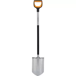 Image of Fiskars XACT SoftGrip D Handle Pointed Digging Spade 1.2m