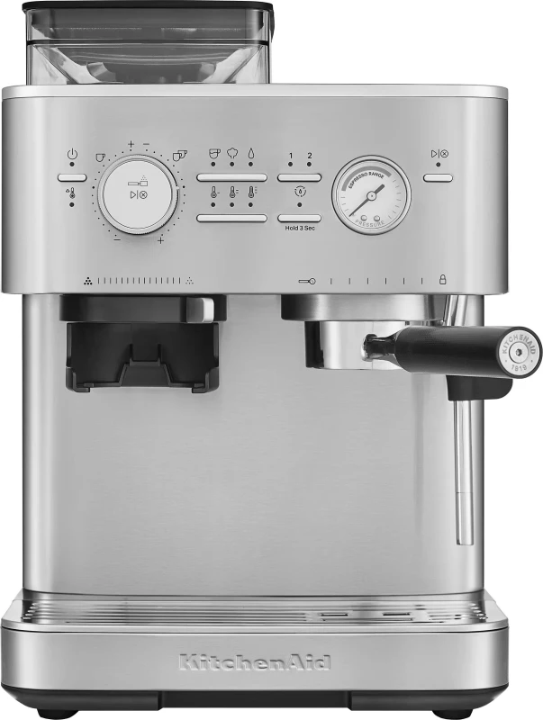 Image of KitchenAid Espresso Coffee Machine - Stainless Steel - 5KES6551BSX