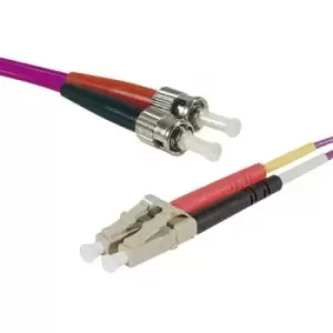 Image of Hypertec 391768-HY fibre optic cable 20 m LC ST OM3 Purple