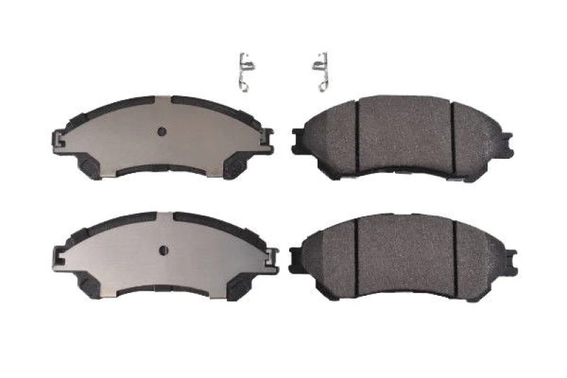 Image of SWAG 33 10 7150 Brake pad set Front Axle, with acoustic wear warning, with anti-squeak plate Brake Pad Set,disc brake (402)