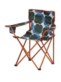 image of Regatta Orla Folding Chair - Shadow Flower Blue Print