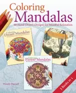 Image of coloring mandalas 3 in 1 pack