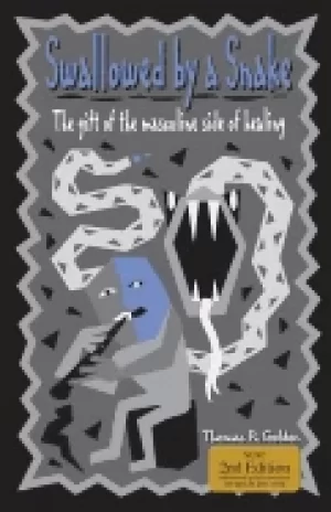 Image of swallowed by a snake the gift of the masculine side of healing