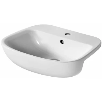 Image of Studio Echo Semi Countertop Basin 550mm Wide - 1 Tap Hole - Ideal Standard