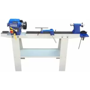 Image of W813 Floor Standing Wood Lathe, Variable Speed, Cast Iron Bed - Charnwood