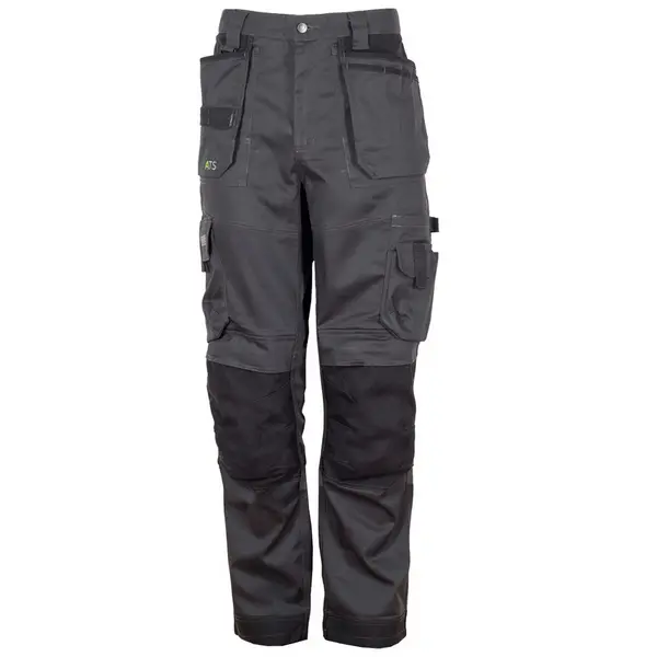 Image of Apache Mens ATS 3D Stretch Holster Work Trousers Grey 36" 29"