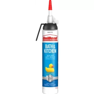 Image of UniBond Bath&Kitchen Sealant White Easy Pulse 208g