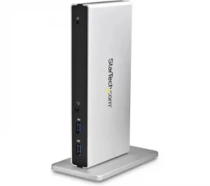 Image of Universal USB 3.0 Laptop Docking Station W Dual DVI Video HDMI and VIDA Adapters 2x USB Fast Charge Ports USB 3.0 Gbe