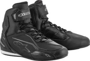 Image of Alpinestars Stella Faster-3 Ladies Motorcycle Shoes, black-silver, Size 39 40 for Women, black-silver, Size 39 40 for Women