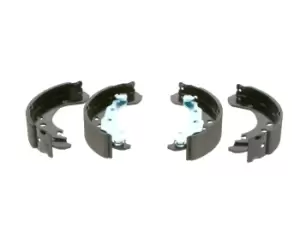 Image of Bosch Brake Shoes 0 986 487 668 Brake Shoe Set,Brake Lining RENAULT,NISSAN,LADA,Clio III Schragheck (BR0/1, CR0/1),MODUS / GRAND MODUS (F/JP0_)