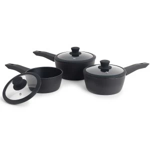 Progress Forged Aluminium 3 Piece Saucepan Set