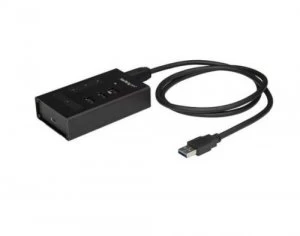 Image of 4 Port USB Hub A to 3xA and 1xC USB 3.0
