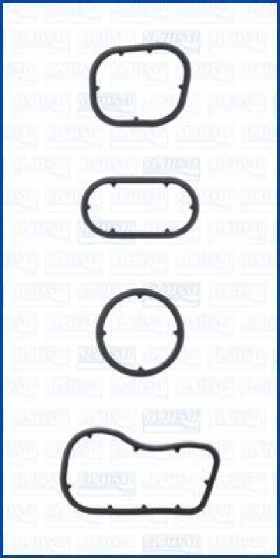 Image of AJUSA Gasket Set, oil cooler AJUSA 77010400