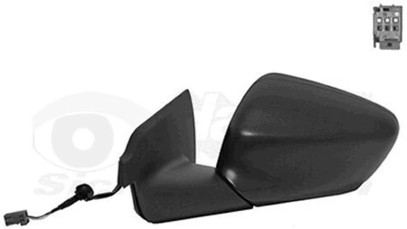 Image of VAN WEZEL Wing mirror VAN WEZEL 0984805