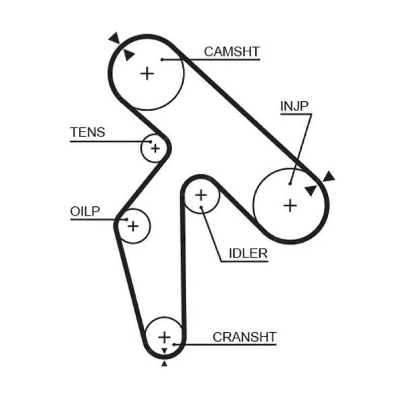 Image of GATES Timing Belt GATES 5391XS