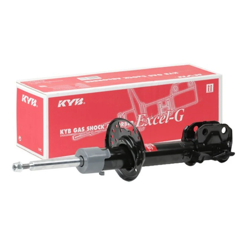 Image of KYB 3358008 Shock absorber Front Axle Left, Gas Pressure, Twin-Tube, Damper with Rebound Spring, Top pin Shock Absorber (854)