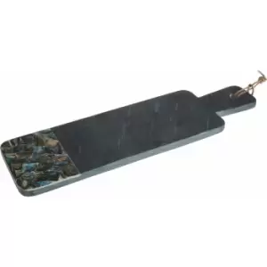 Image of Large Black Slate Paddle Board - Premier Housewares