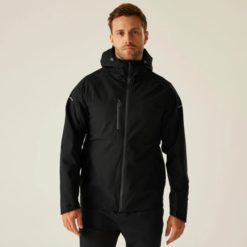 Image of Regatta Mens Navigate Insulated Jacket Black Seal Grey male XS