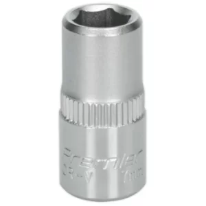 image of Sealey S1407 Walldrive Socket 7mm 1/4"sq Drive