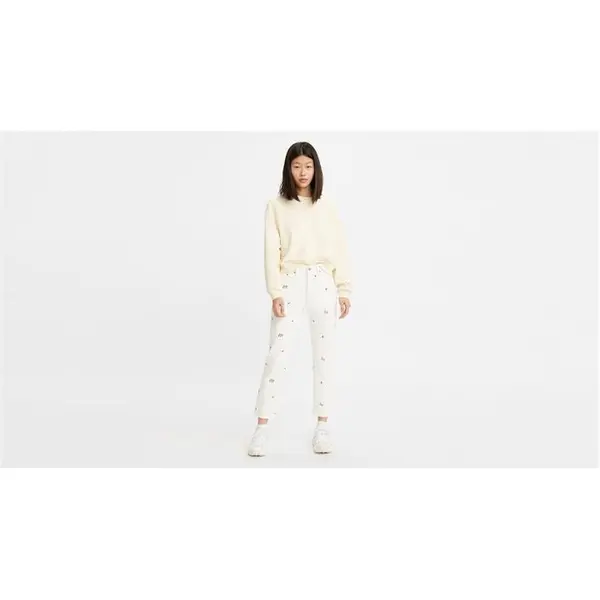 Image of Levis 501 Cropped Jeans Straight Jeans 27 L28 Blue 64004958270