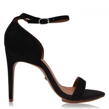 image of Reiss Spark Heeled Mules - Black Calf