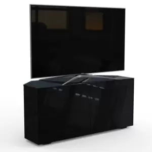Image of Frank Olsen Smart 2 Door Corner TV Unit - Black